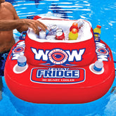 WOW Watersports Float Fridge 30 Can Capacity Inflatable Cooler