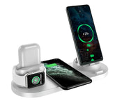 Wireless Charger for Iphone Fast Charger for Phone Fast Charging Pad for Phone Watch 6 in 1 Charging Dock Station